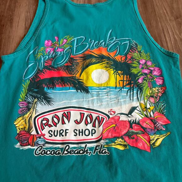 Vintage Ron Jon Surf Shop Cocoa Beach Florida Tank Top Men’s Size M Spring Break - Picture 7 of 7